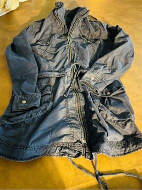 Harley-Davidson Washed Navy Casual Jacket with Subtle Logo